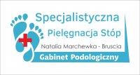 Logo firmy Spec. Pielęgnacja Stóp N. Marchewka-Bruscia
