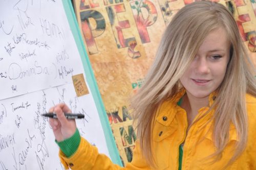 Deszczowy happening - galeria