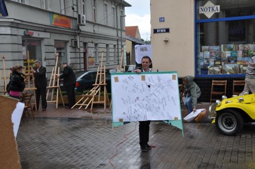 Deszczowy happening - galeria