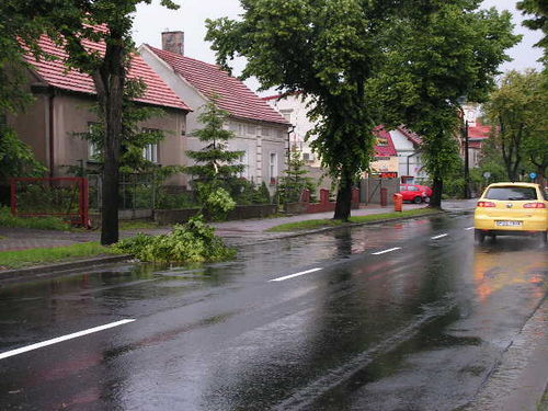 Gostyń po burzy - zdjęcia