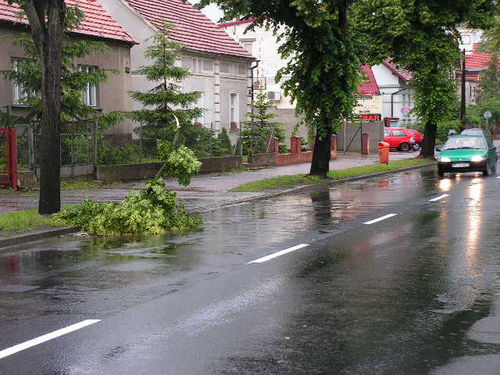 Gostyń po burzy - zdjęcia