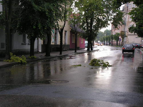 Gostyń po burzy - zdjęcia