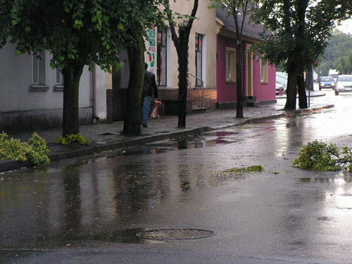 Gostyń po burzy - zdjęcia