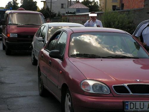 Karambol w Żychlewie - zdjęcia