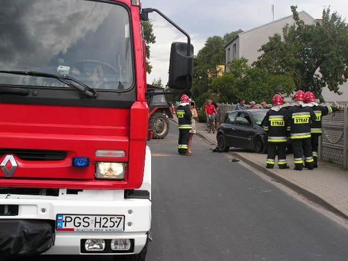 Wypadek w Brzeziu - zdjęcia