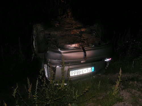 Zbiegł z miejsca zdarzenia ? zdjęcia