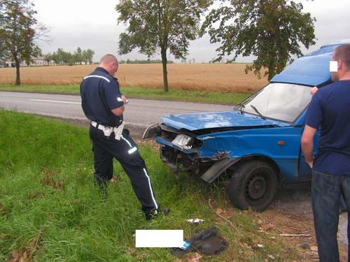 Zderzenie podczas wyprzedzania ? zdjęcia