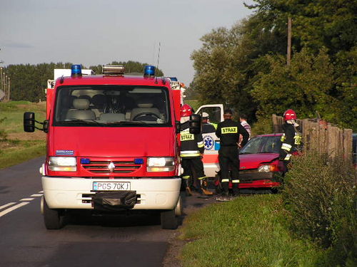 Efekt wyprzedzania na skrzyżowaniu - zdjęcia