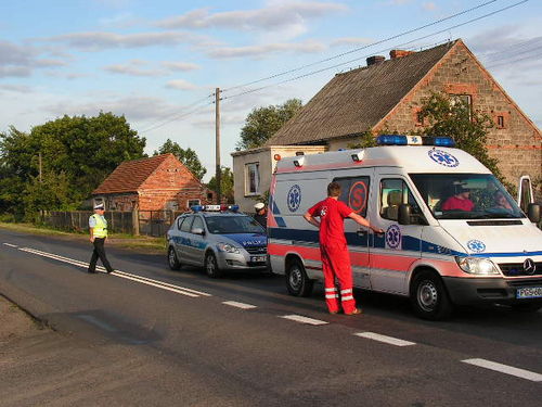 Efekt wyprzedzania na skrzyżowaniu - zdjęcia