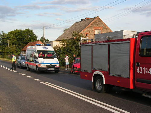 Efekt wyprzedzania na skrzyżowaniu - zdjęcia