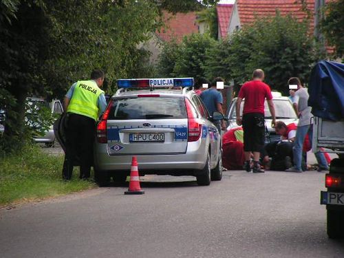 Poważny wypadek w Goli - zdjęcia