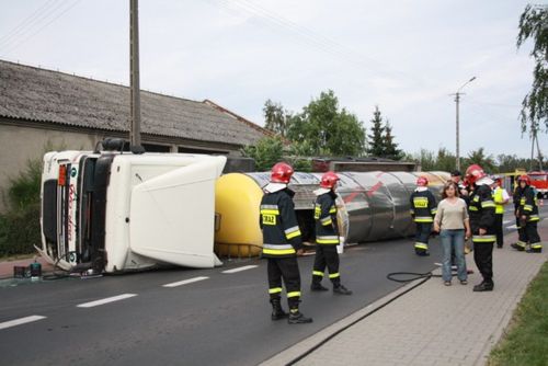 Wypadek w Kunowie - fotorelacja