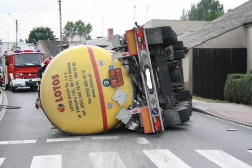 Wypadek w Kunowie - fotorelacja