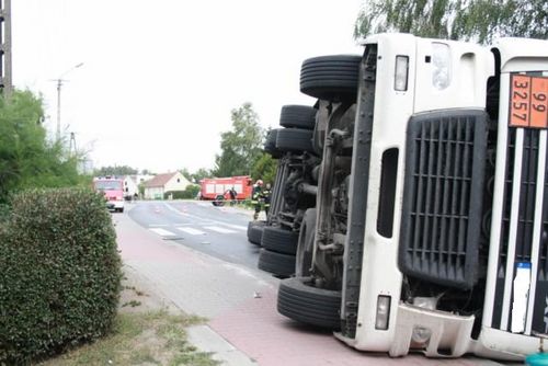 Wypadek w Kunowie - fotorelacja