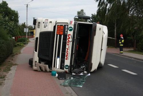Wypadek w Kunowie - fotorelacja
