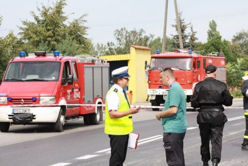 Wypadek w Kunowie - fotorelacja