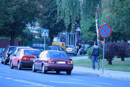 Ford zablokował drogę - zdjęcia