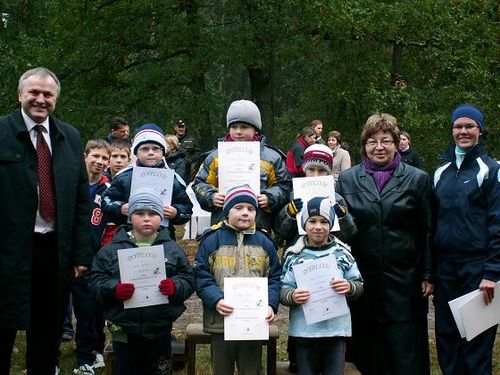 Jesienne bieganie w Jaworach -zdjęcia