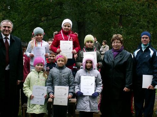 Jesienne bieganie w Jaworach -zdjęcia