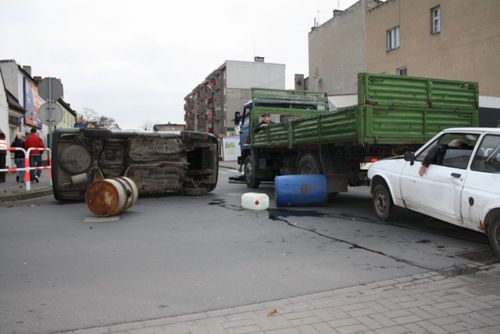 Śmiertelny wypadek w centrum - fotorelacja