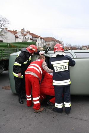 Śmiertelny wypadek w centrum - fotorelacja