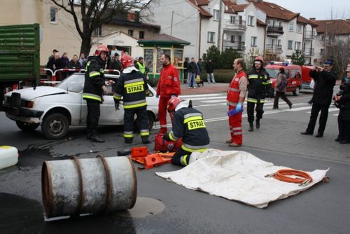 Śmiertelny wypadek w centrum - fotorelacja