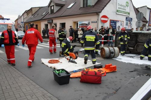 Śmiertelny wypadek w centrum - fotorelacja