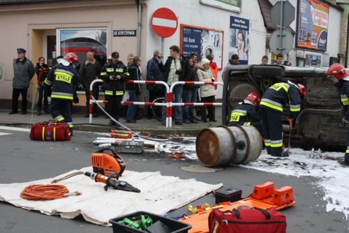 Śmiertelny wypadek w centrum - fotorelacja