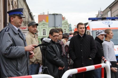 Śmiertelny wypadek w centrum - fotorelacja