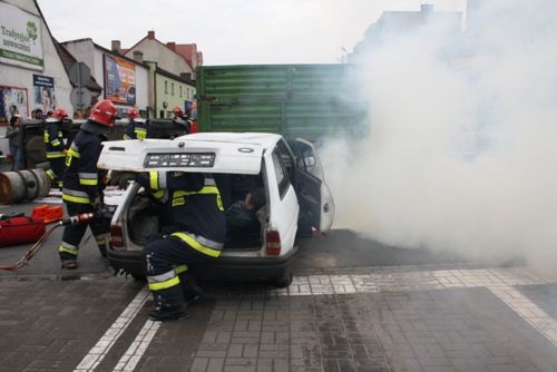 Śmiertelny wypadek w centrum - fotorelacja