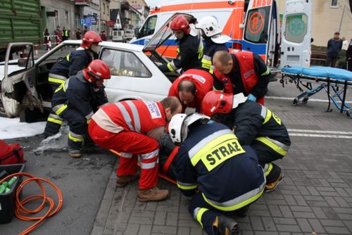 Śmiertelny wypadek w centrum - fotorelacja