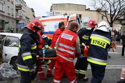 Śmiertelny wypadek w centrum - fotorelacja