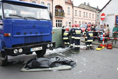 Śmiertelny wypadek w centrum - fotorelacja