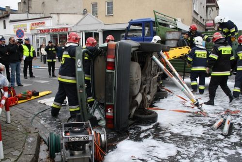 Śmiertelny wypadek w centrum - fotorelacja