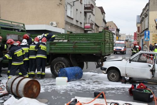 Śmiertelny wypadek w centrum - fotorelacja