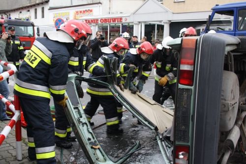 Śmiertelny wypadek w centrum - fotorelacja
