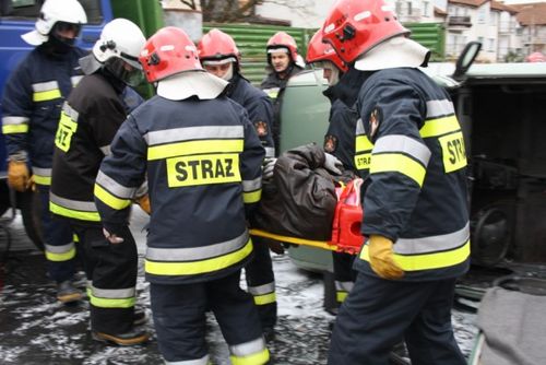 Śmiertelny wypadek w centrum - fotorelacja