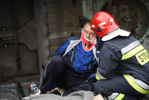 Śmiertelny wypadek w centrum - fotorelacja