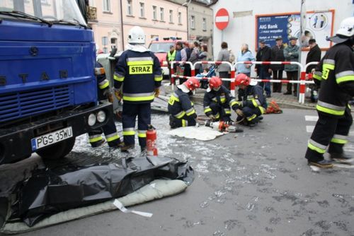 Śmiertelny wypadek w centrum - fotorelacja