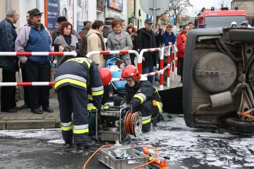 Śmiertelny wypadek w centrum - fotorelacja