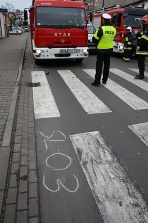 Śmiertelny wypadek w centrum - fotorelacja
