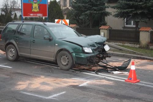 Nie zauważyła volkswagena - zdjęcia