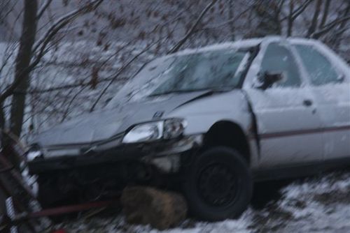 Wypadek na przystanku - zdjęcia