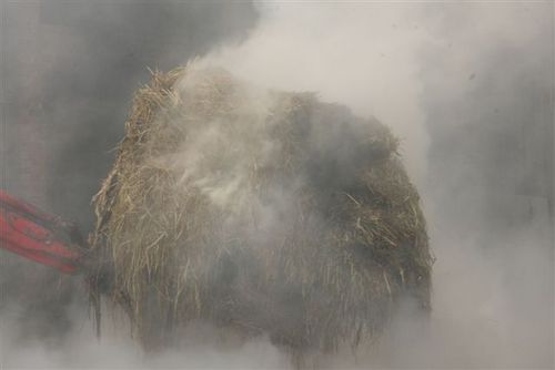 Pożar w Ludwinowie - fotorelacja