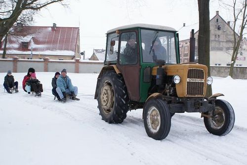 Integracyjny kulig w Chwałkowie - zdjęcia