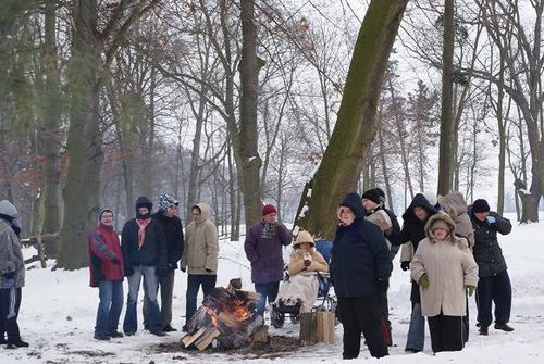 Integracyjny kulig w Chwałkowie - zdjęcia