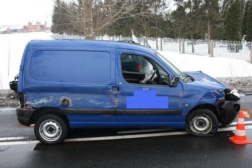 Nie zdążył wyprzedzić - fotorelacja