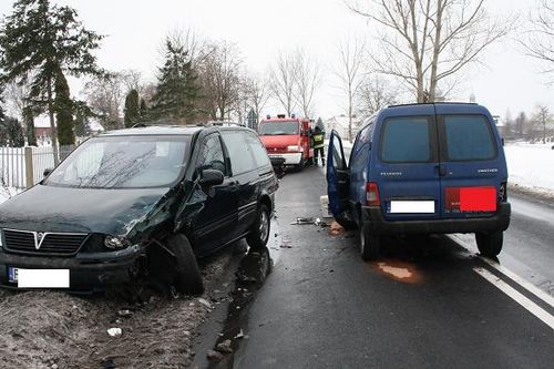 Nie zdążył wyprzedzić - fotorelacja