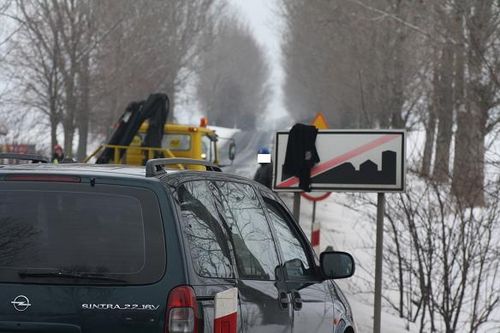 Nie zdążył wyprzedzić - fotorelacja