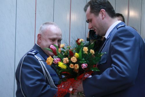 Pożegnał się ze służbą - zdjęcia